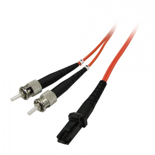 Multimode Duplex MTRJ/ST Fiber Cable 3M