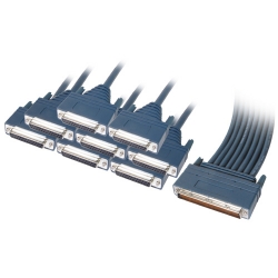 8 Lead Octal Cable with 8 Female RS232/V.24 DCE Connectors