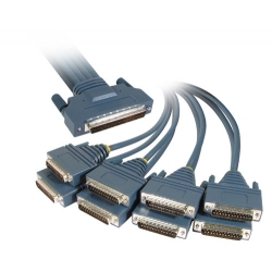 8 Lead Octal Cable with 8 Male DB25 Connectors 72-0990-01