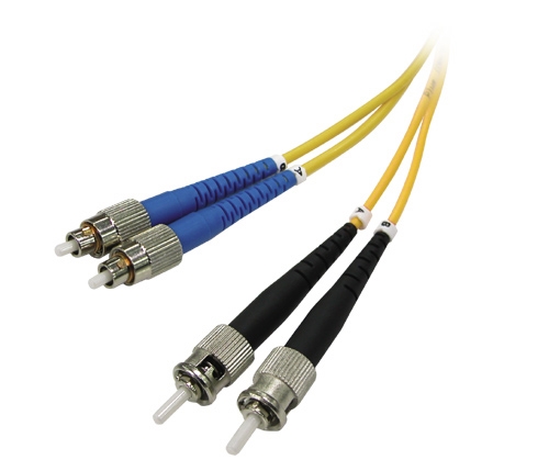 Singlemode Duplex 9/125 Fiber cable ST/FC 3M