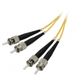 Singlemode Duplex 9/125 Fiber cable ST/ST 3M