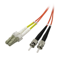 50M LC to ST Multimode Duplex OM3 10Gb 50/125 