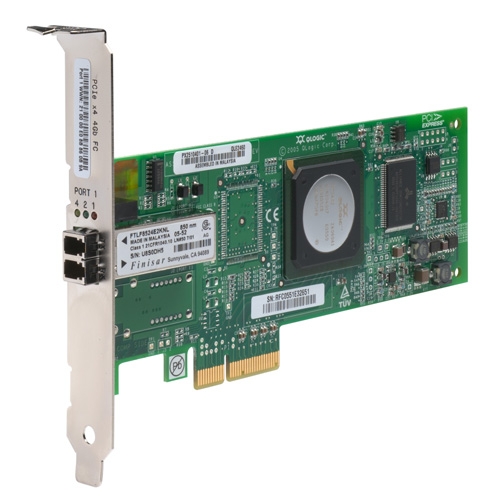 4-Gbps single port Fibre Channel to PCI Express host bus adapter