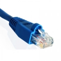 6ft Cat5e 350MHz RJ45 Booted Blue