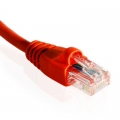 25ft Cat6 550MHz RJ45 Booted Orange