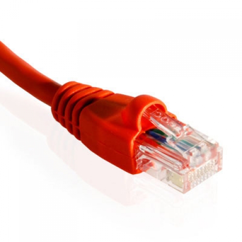 25ft Cat5e 350MHz RJ45 Booted Orange