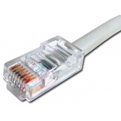 20ft Cat5e 350MHz RJ45 Non-Booted Gray