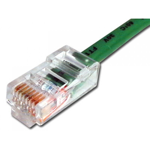 25ft Cat5e 350MHz RJ45 Non-Booted Green