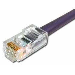 2ft Cat5e 350MHz RJ45 Non-Booted Purple