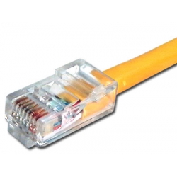 25ft Cat5e 350MHz RJ45 Non-Booted Yellow