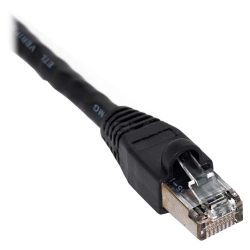 1ft Cat6 550MHz RJ45 Shielded Black